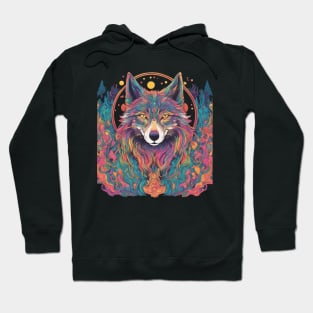 Trippy Wolf Hoodie